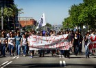 Los estudiantes cortan autopista y calles de Barcelona por los recortes