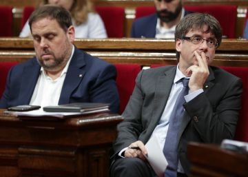 Puigdemont insiste en que encargó a Junqueras organizar el referéndum