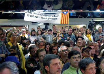Los independentistas se manifiestan en Bruselas para instar a la UE a tomar posición en la crisis catalana