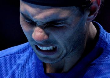 Nadal pierde ante Goffin y se retira del Masters de Londres