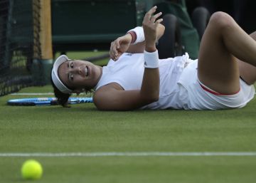 Van Uytvanck ‘apedrea’ a Muguruza