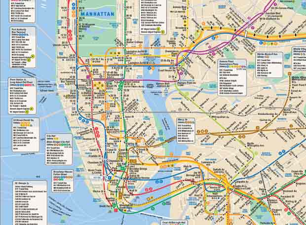 Mapa de metro de Nueva York Edición impresa EL PAÍS