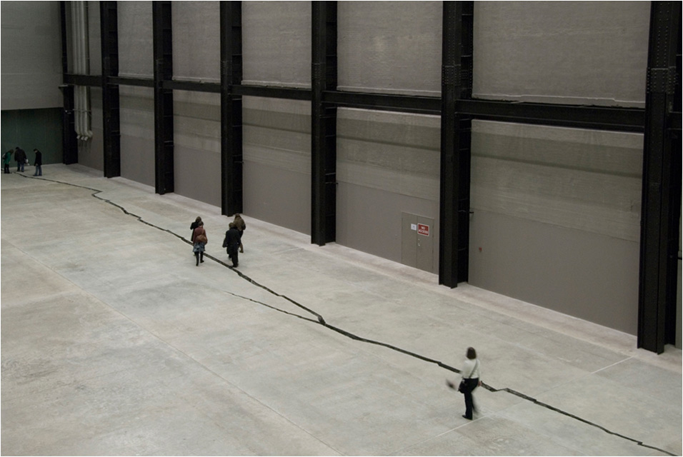 Detalle De La Grieta De Doris Salcedo En La Tate Modern De Londres