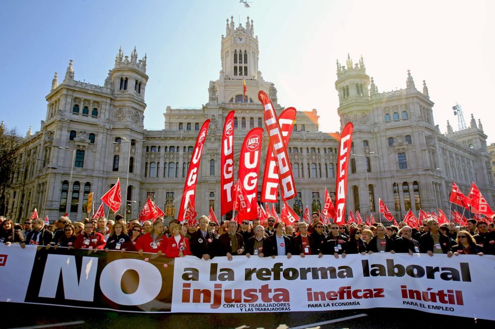 Fotos Manifestaciones en toda España contra la reforma laboral