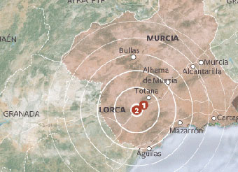 ZONA SISMICAS EN ESPANA zona sismicas en espana:
