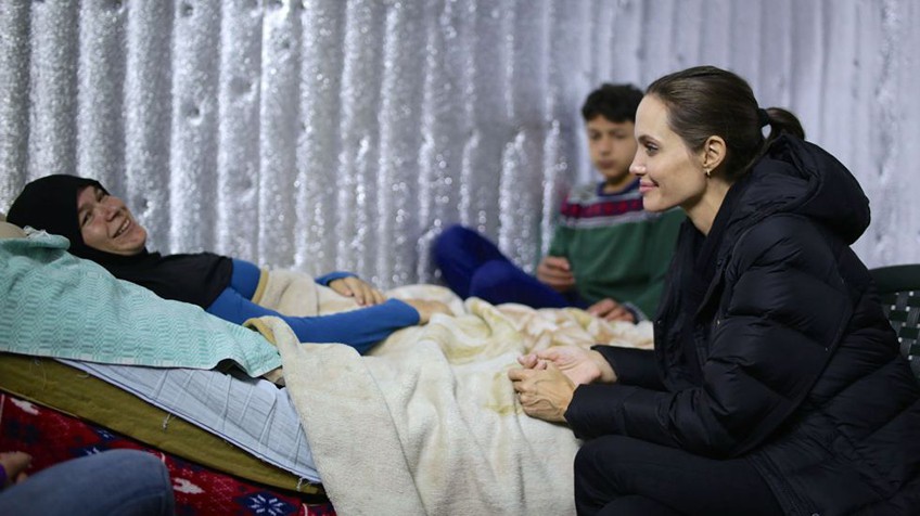 Angelina Jolie pide soluciones para los refugiados sirios
