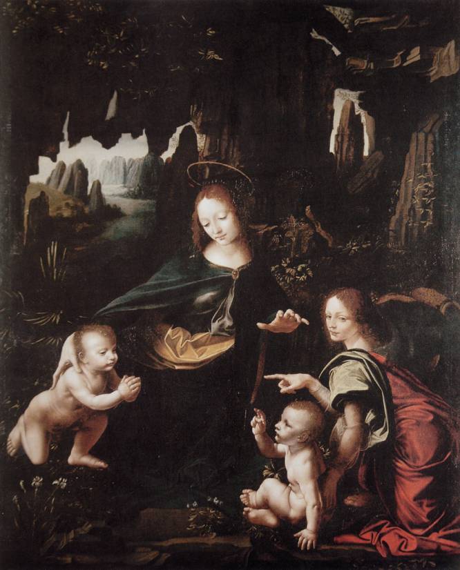 'La virgen de las rocas', obra de Leonardo Da Vinci.