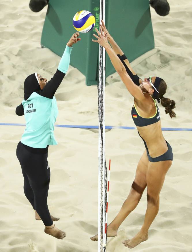 Image result for olympic beach volleyball hijab