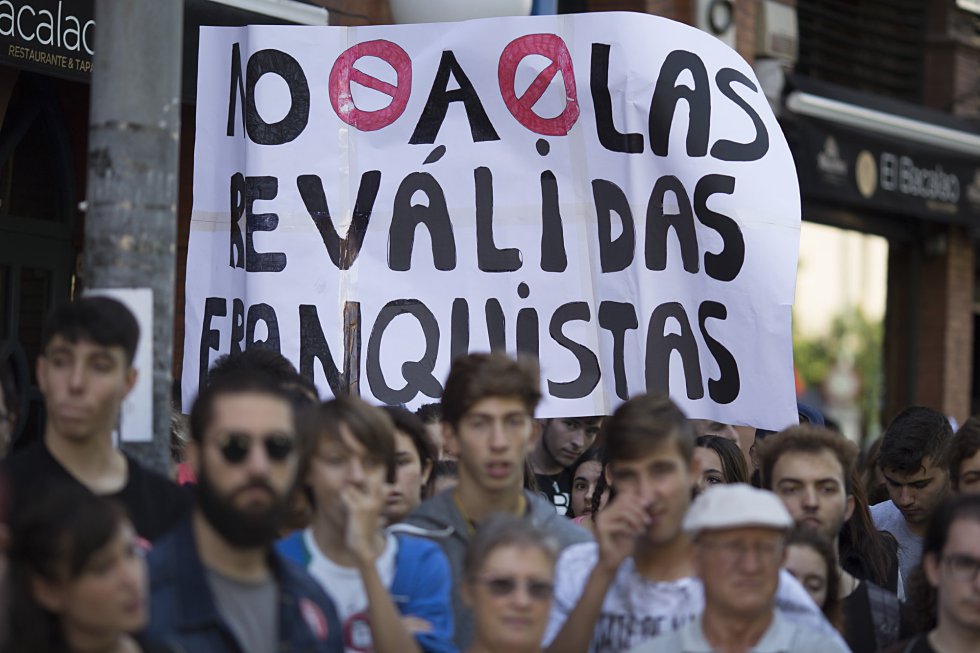 Fotos 26 de octubre Huelga de estudiantes contra las reválidas en