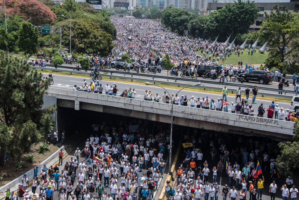 Fotos Marcha En Venezuela Chavistas Y Opositores Se Movilizan En Las