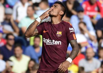 El Barça sufre para doblegar al Getafe en el Coliseum Alfonso Pérez