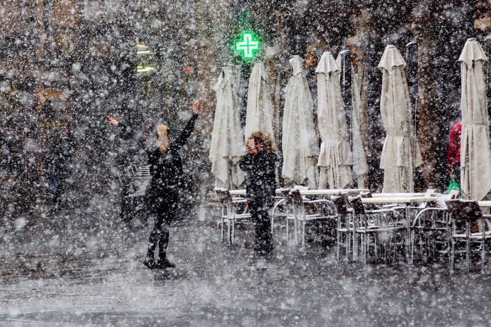 Fotos Temporal De Lluvia Y Nieve En Espa A En Im Genes Espa A El Pa S