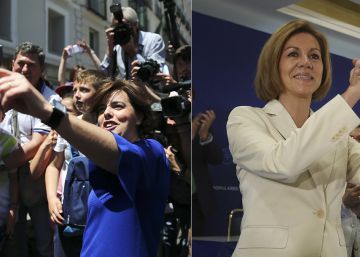 El pulso entre Cospedal y Sáenz de Santamaría parte en dos al PP