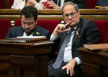 Torra deriva al Parlament y a la calle la respuesta a la sentencia del juicio del ‘procés’
