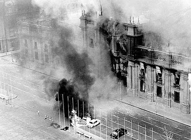 the chilean coup dtat of 1973 essay The 1973 chilean coup d'état was a watershed event in both the history of chile and the cold war following an extended period of social unrest and political tension between the opposition-controlled congress of chile and the socialist president salvador allende, as well as economic warfare ordered by us president richard nixon, allende was. the chilean coup dtat of 1973 essay The 1973 chilean coup d'état was a watershed event in both the history of chile and the cold war following an extended period of social unrest and political tension between the opposition-controlled congress of chile and the socialist president salvador allende, as well as economic warfare ordered by us president richard nixon, allende was.