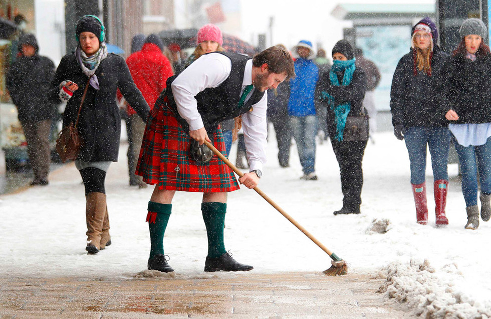 Kilts and pantyhose