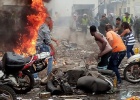 Las FARC matan a siete personas con una moto bomba