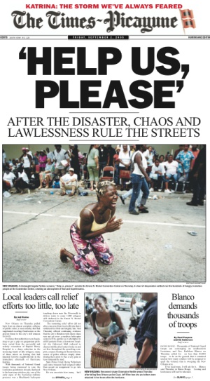 El diario que narró el Katrina solo se publicará tres días a la semana