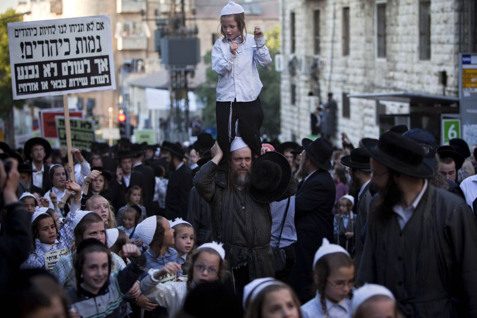 Fotos Los Ultraortodoxos Se Rebelan Contra El Servicio Militar Israel