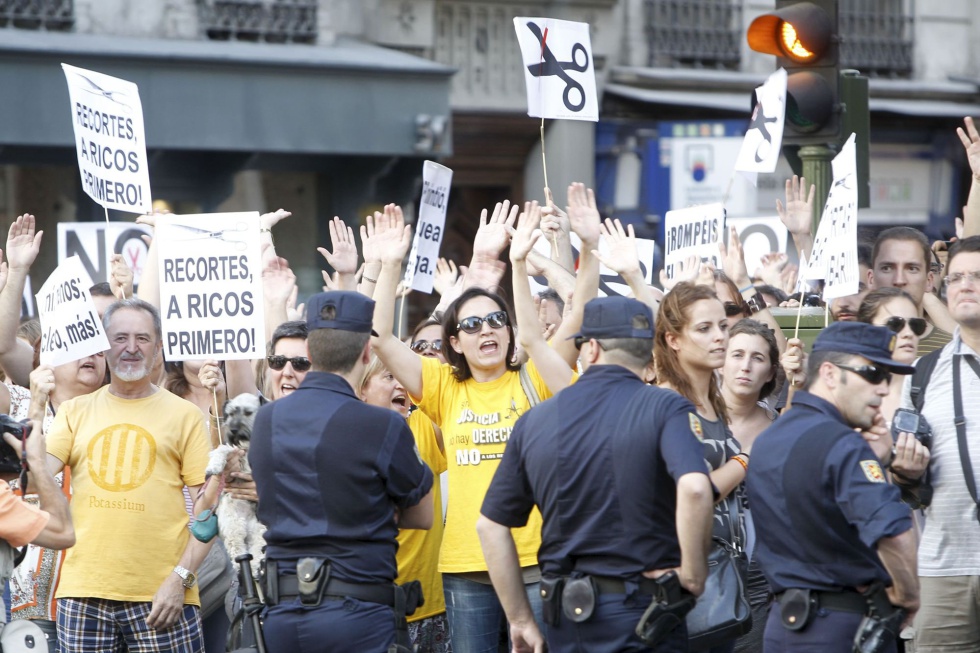 Fotos Protestas En Madrid Por Los Recortes Espa A El Pa S