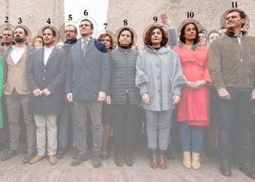 Historia de una foto: Casado, Rivera y Abascal se retratan juntos por primera vez