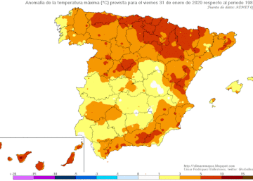Llega el calor: las temperaturas se disparan a valores de primavera o incluso de verano