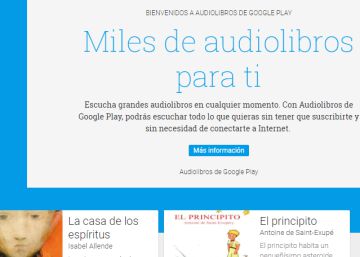 Google estrena la sección de audiolibros