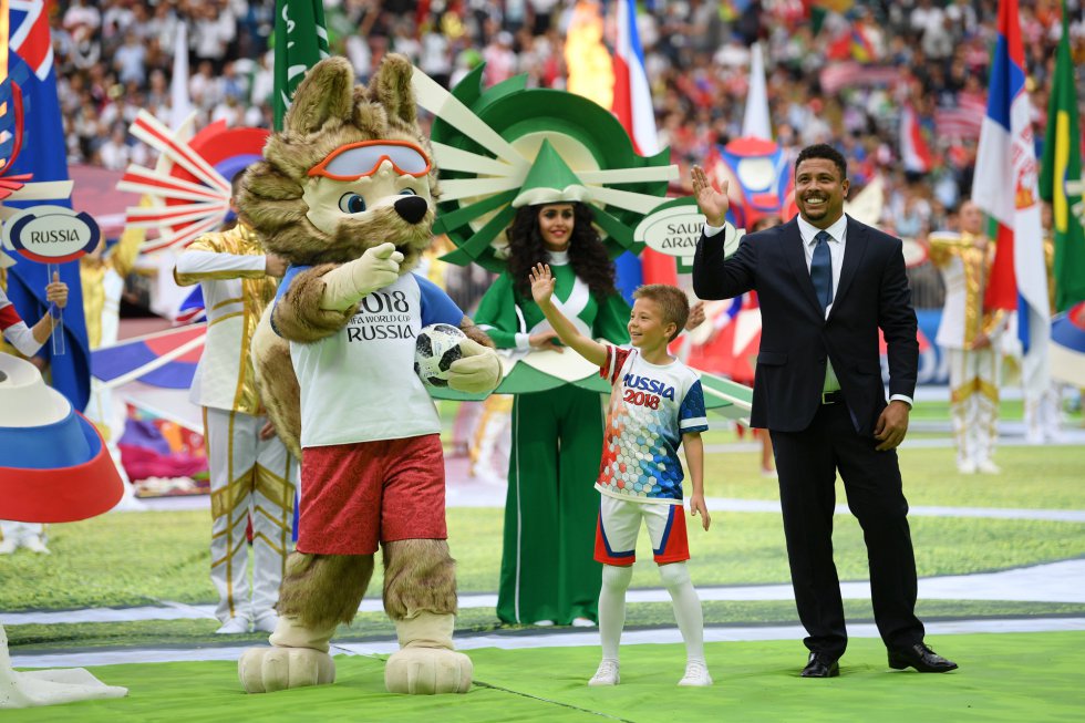 Os melhores momentos da cerimônia de abertura da Copa do Mundo 2018