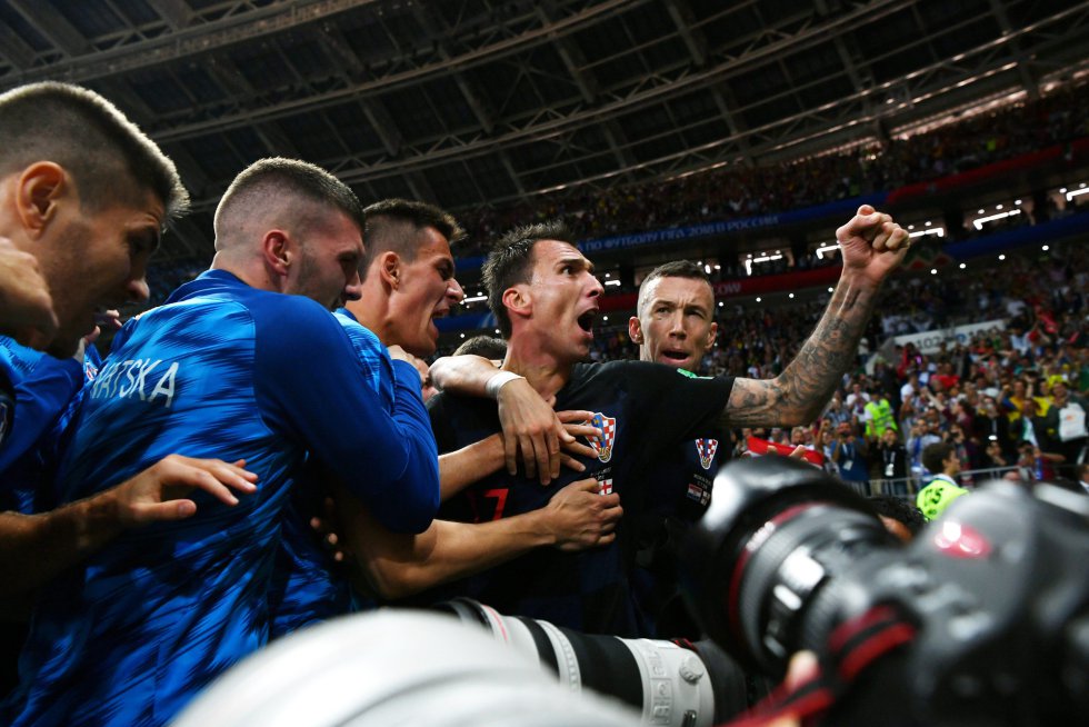 O gol deu a classificação inédita à final da Copa aos croatas, que não se contiveram na hora da comemoração.