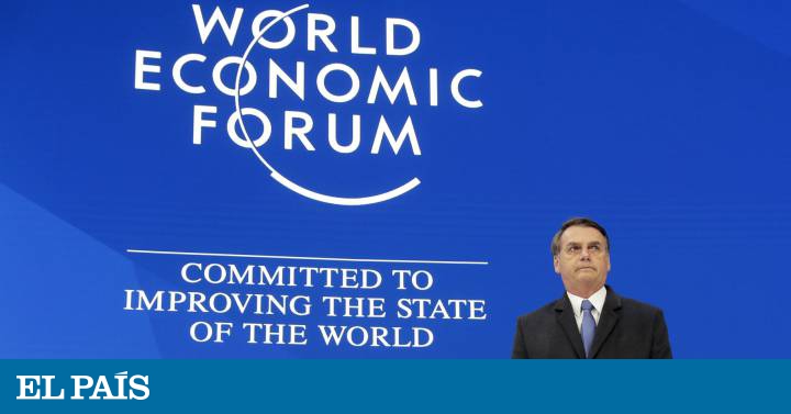 O breve discurso de Bolsonaro decepciona em Davos