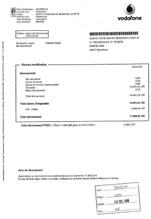 Vodafone Devolvio A La Acm Mas De 17 000 Euros De La Factura De Matas Cataluna El Pais