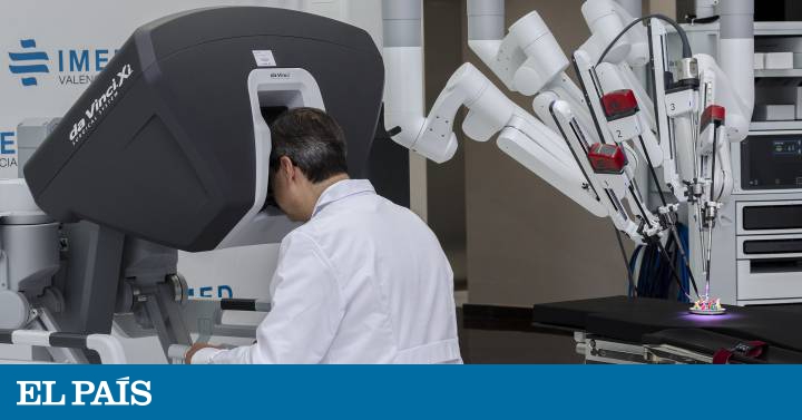Video operación de próstata con robot da vinci