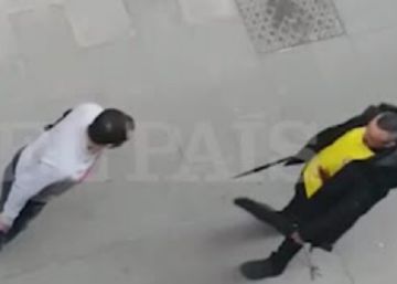 Pelea a machetazos en plena calle con dos detenidos en Barcelona