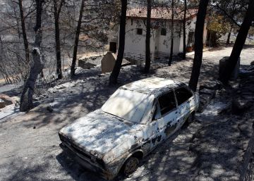 Ximo Puig apunta a que el incendio forestal de Beneixama (Alicante) es intencionado