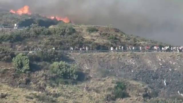 Un incendio arrasa el norte de Gerona