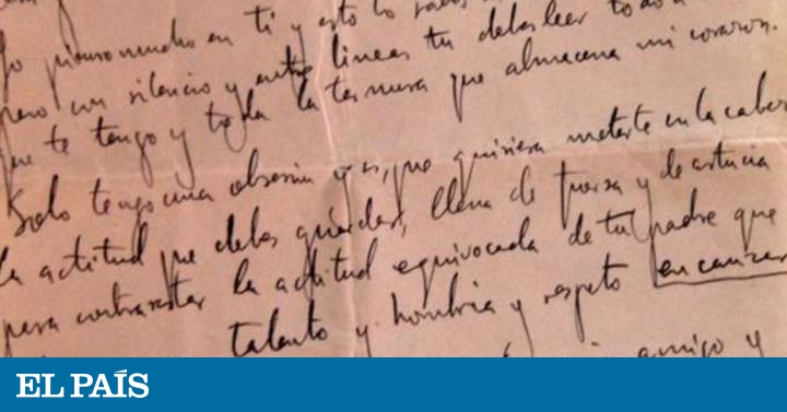 La última carta de García Lorca  Cultura  EL PAÍS