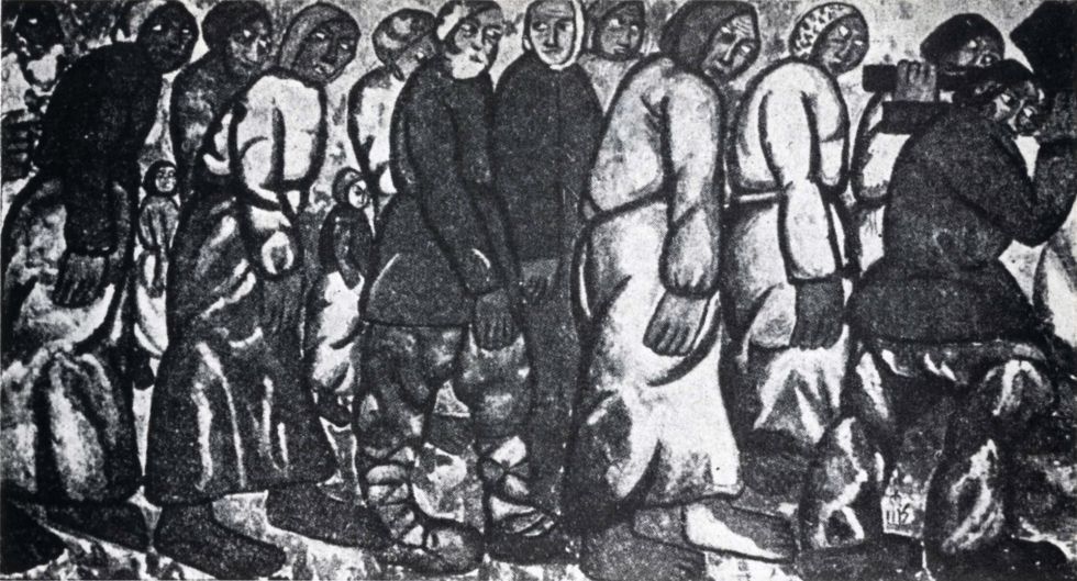 Похороны крестьянина картина