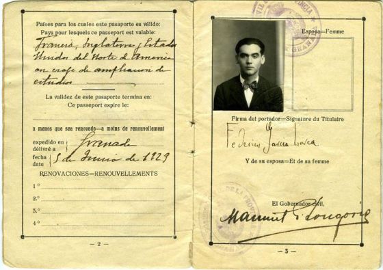 Resultado de imagen de pasaporte de lorca