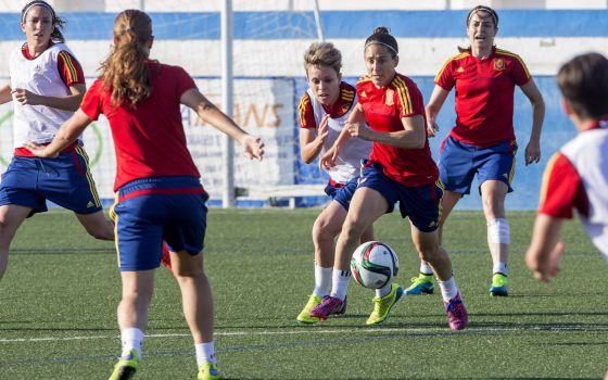 entrenamiento para futbol femenino