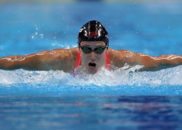 Mireia Belmonte logra el oro en los 200 mariposa de los Mundiales de natación