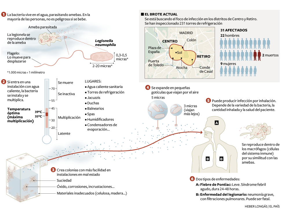 El contagio de legionelosis | Actualidad | EL PAÍS