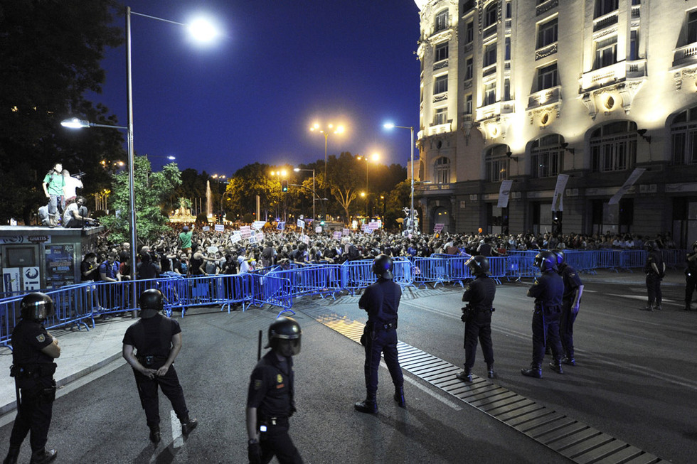 Fotos: Protestas en el centro de Madrid tras el bloqueo y desalojo de ...