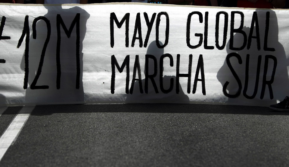 Una de las cabeceras, camino de la Puerta del Sol.