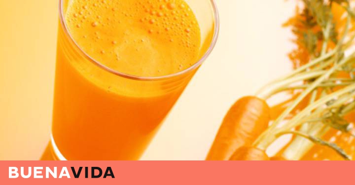 beneficios de tomar jugo de zanahoria