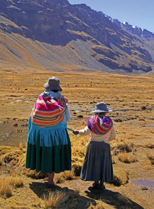 Resultado de imagen para paisaje andino bolivia campesina