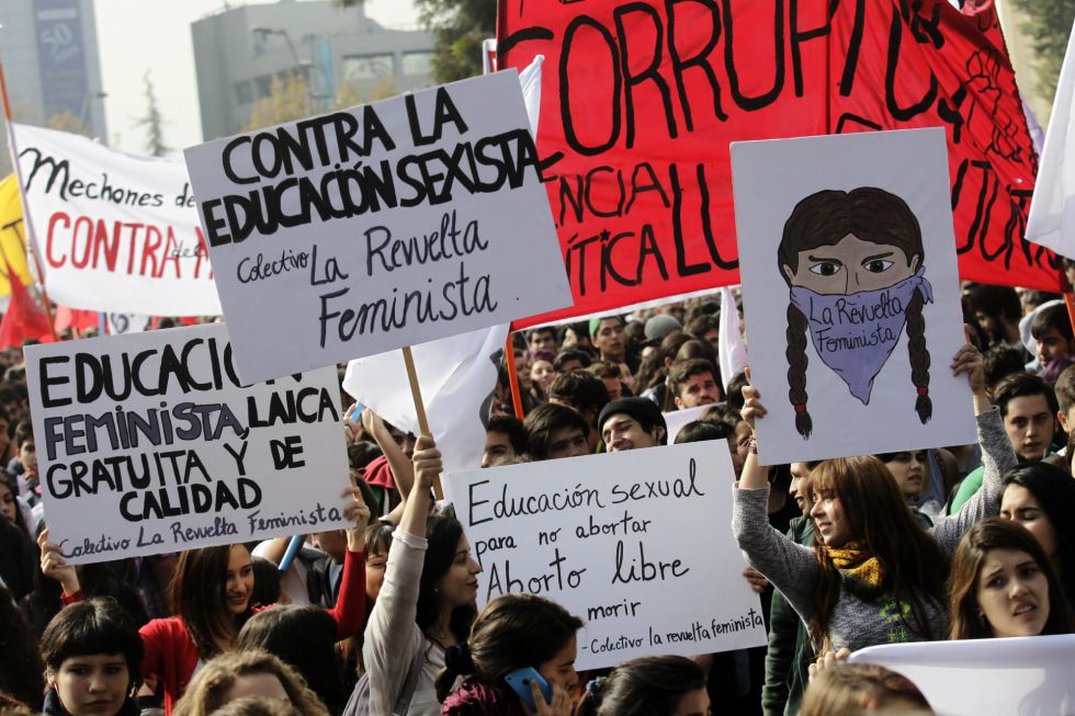 Fotos: Alumnos y profesores marchan por la educación en Chile | Fotografía  | EL PAÍS