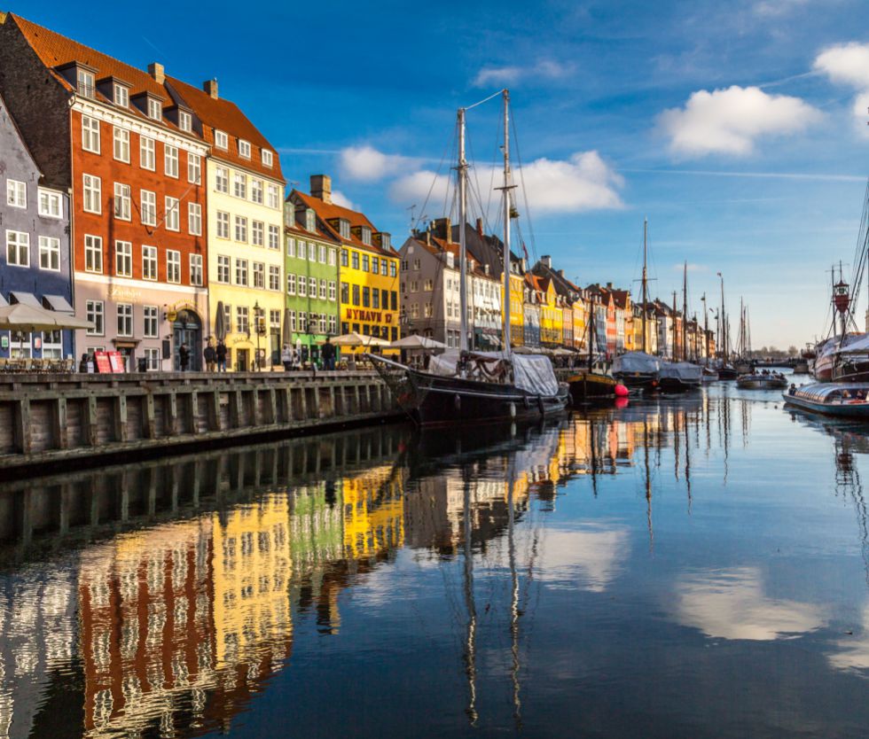 El paseo marítimo de Nyhavn, en Copenhague