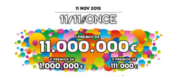Sorteo De La Once Premio Extraordinario Del 11 Del 11 Actualidad El Pais