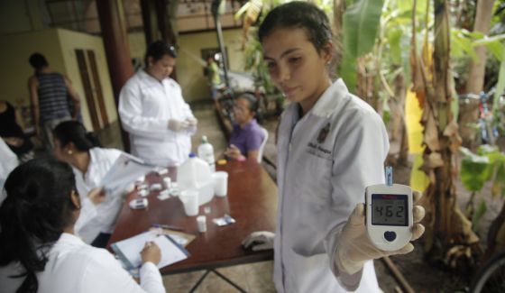 estudiante de medicina de diabetes gestacional