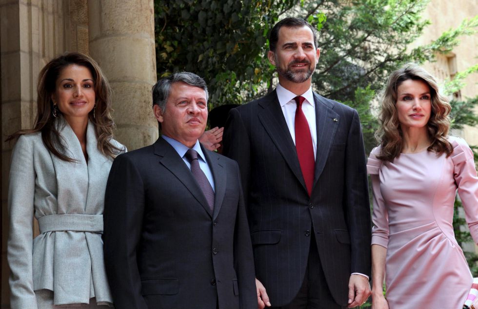 Visita de los entonces príncipes de Asturias a Jordania en 2011